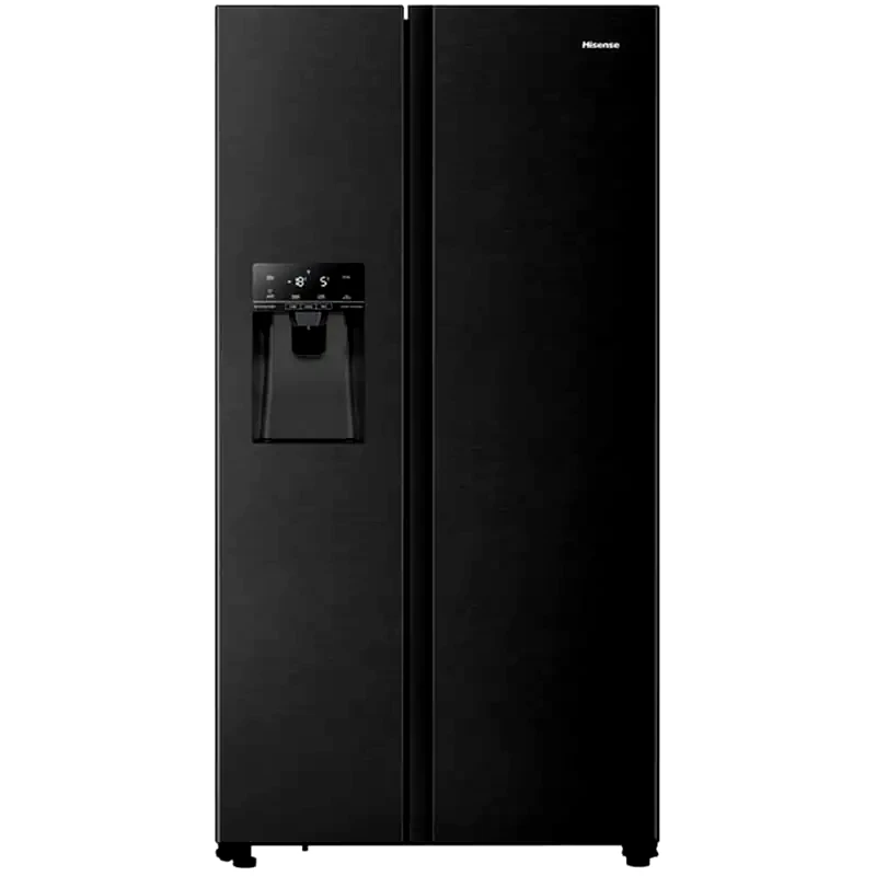 HISENSE HISENSE RS694N4TFE Total No Frost 562 Lt Μαύρο Ψυγείο Ντουλάπα