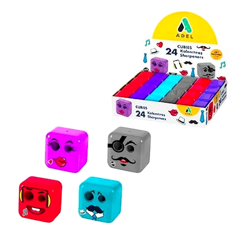 ADEL Ξύστρα Adel Cubbies Πολύχρωμη