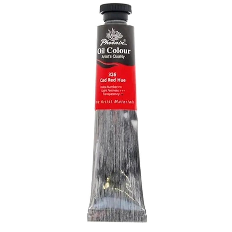 WUXI PHOENIX ARTIST MATERIALS IMP & EXP CO., LTD Phoenix Χρώμα Λαδιού 326 Cad Red (hue), Σωληνάριο 50ml