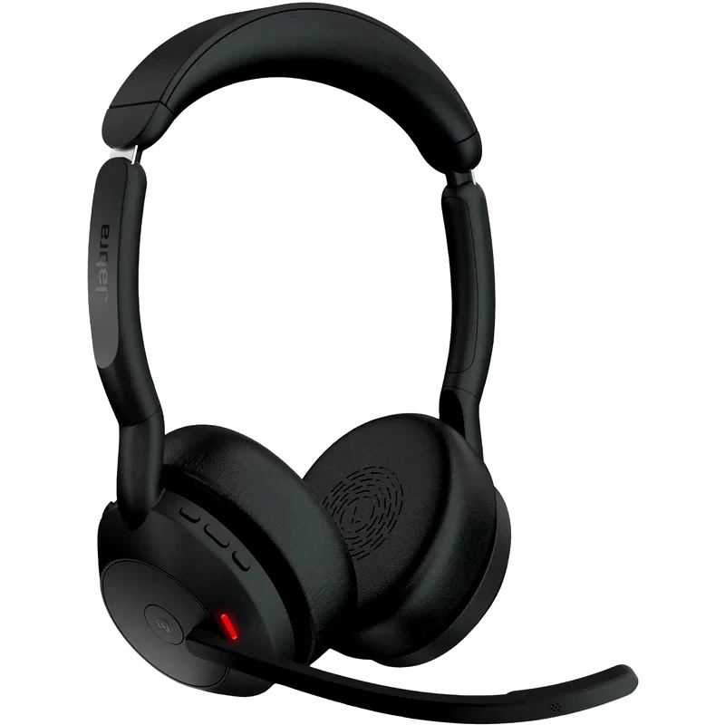 JABRA Ασύρματα Ακουστικά Κεφαλής Jabra Evolve2 65 MS Stereo με Μικρόφωνο - Μαύρα