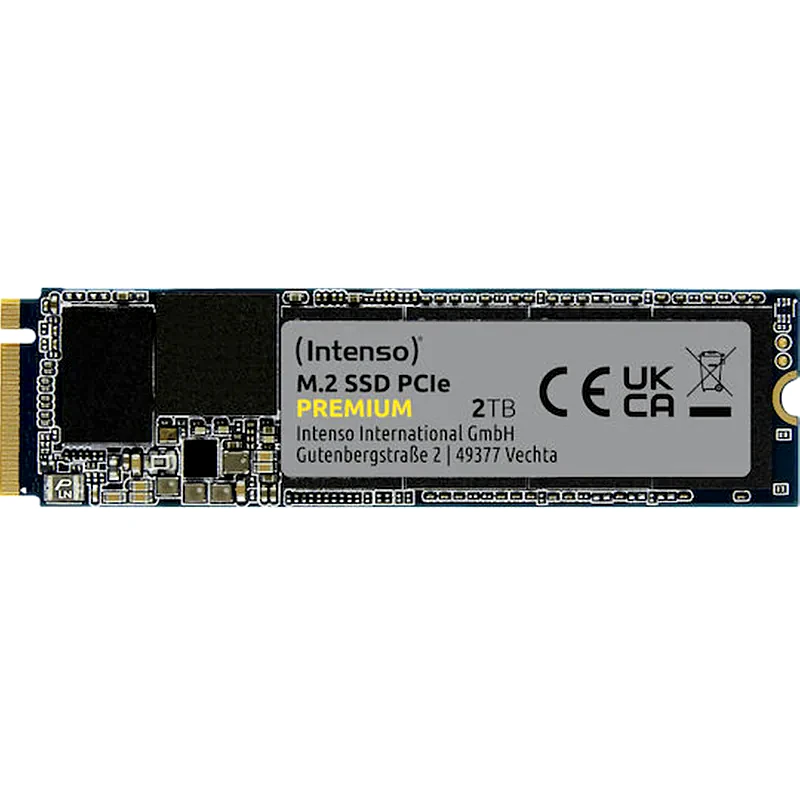 INTENSO Εσωτερικός Σκληρός Δίσκος SSD Intenso Premium 3835470 2TB M.2 PCIe Gen3x4 NVMe 1.3