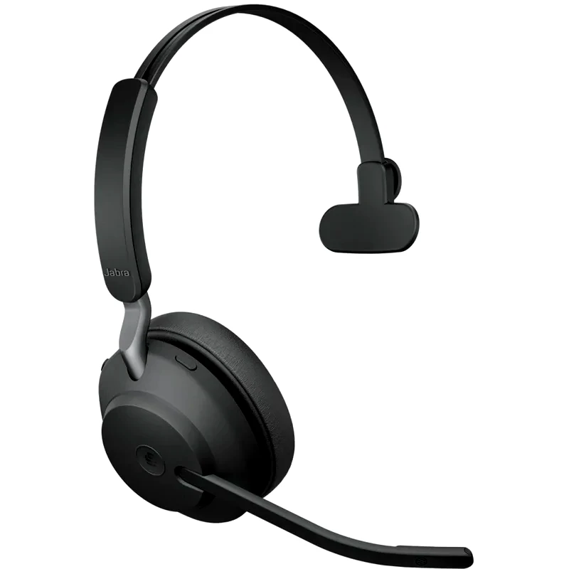 JABRA Ασύρματα Κεφαλής Jabra Evolve2 65 MS Mono με Μικρόφωνο - Μαύρα