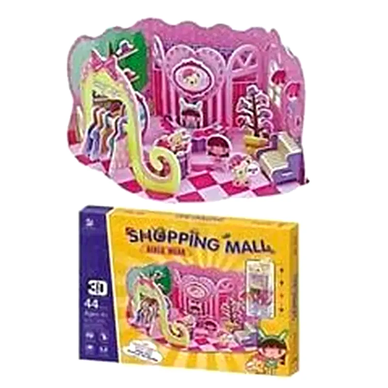 3D PUZZLES 3D Παζλ Charmland Μπουτίκ Υ13X29X17Εκ. (62 Κομμάτια)