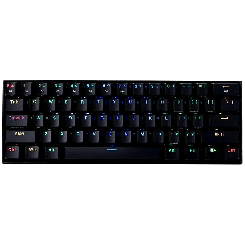 REDRAGON Redragon K530 Pro Draconic Μηχανικό Ασύρματο Πληκτρολόγιο RGB Μαύρο (US)
