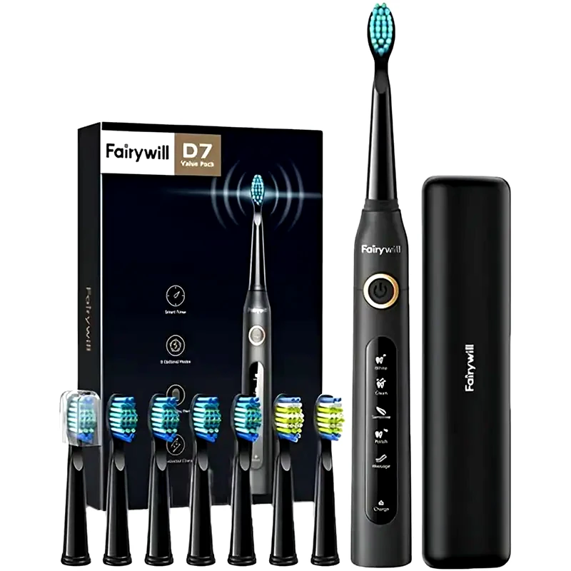 FAIRYWILL Ηλεκτρική Οδοντόβουρτσα FAIRYWILL FW-507 Plus - Μαύρο