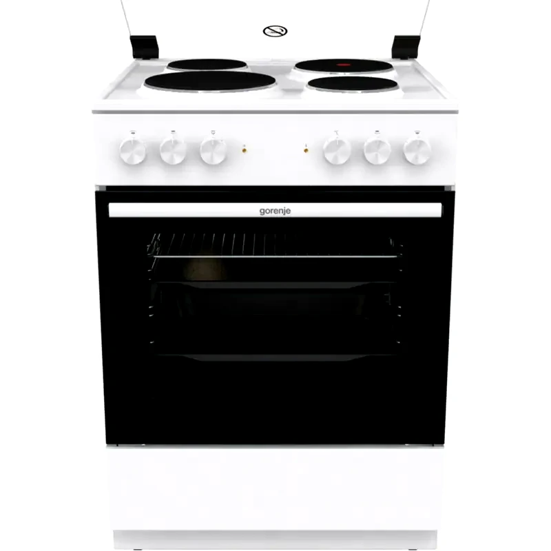 GORENJE Ηλεκτρική Κουζίνα Εμαγιέ GORENJE GE6A40WB 71 lt Λευκό