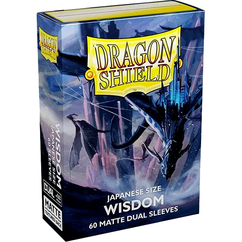 ARCANE TINMEN Wisdom Dragon Shield Japanese Size Matte Dual Sleeves (60 Sleeves)