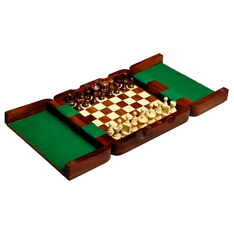 VIJAYA ENTERPRISES Magnetic Teak Chess Set Επιτραπέζιο (Vijaya Enterprises)
