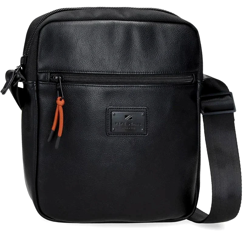 PEPE JEANS Pepe Jeans Τσαντάκι Ώμου 23x27x7cm Σειρά Egham - Μάυρο