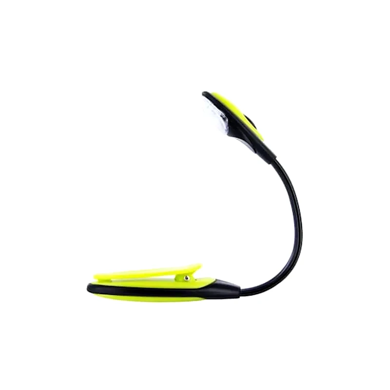 ARIA TRADE Led Φωτάκι Νυκτός Βιβλίου Με Κλιπ, Book Light Λαχανί