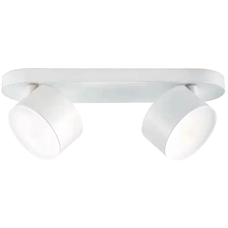 VIOKEF Σποτ Δίφωτο Viokef Nod 4200100 Μεταλλικό - Λευκό