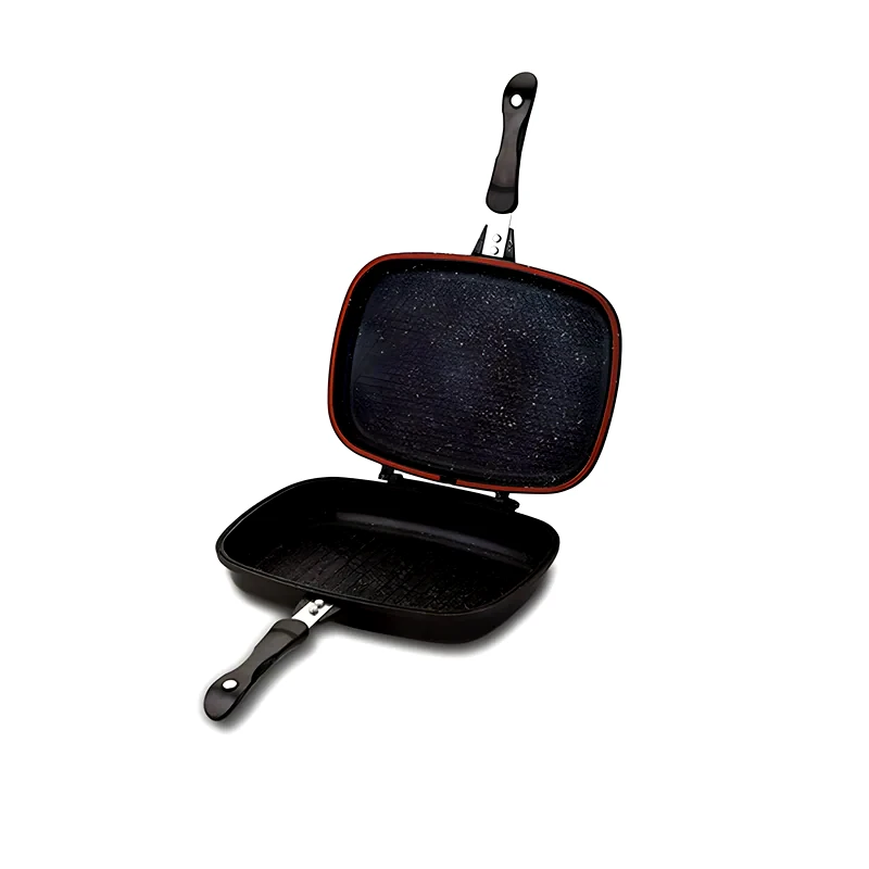 NAVA Αντικολλητικό Τηγάνι Γκριλιέρα NAVA Funtzio 10-142-005 από Αλουμίνιο 36cm