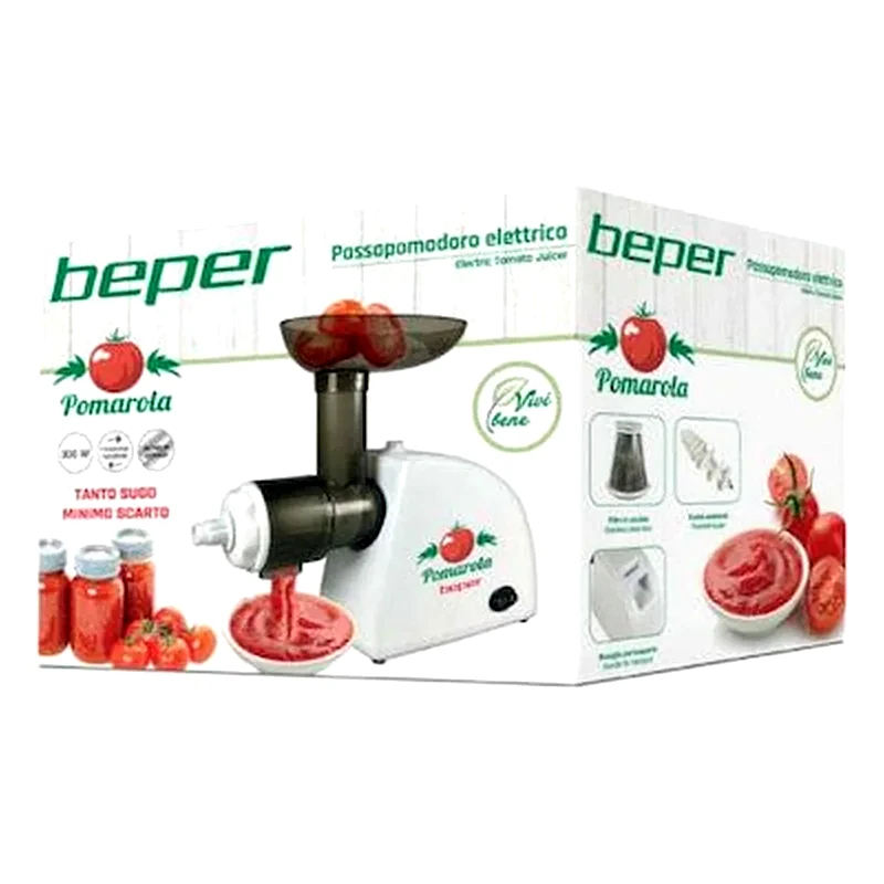 BEPER Μηχανή Άλεσης Ντομάτας BEPER BP.720 300 W Λευκό