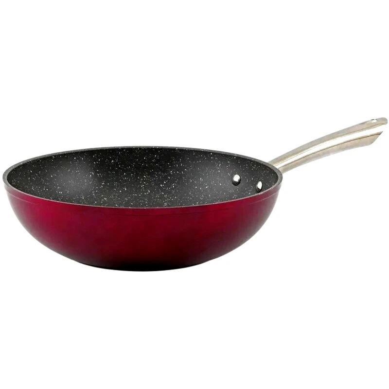 KEYSTONE Γουόκ Επαγωγικό Keystone Electra Granite 06. 60.32 32 cm από Αλουμίνιο Κόκκινο