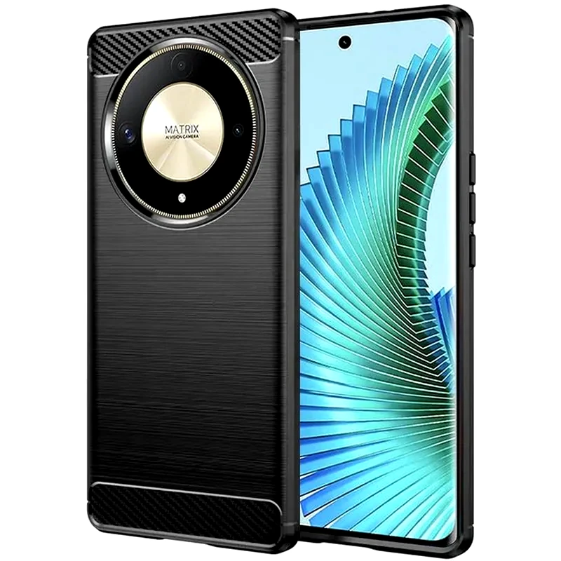 TECHSUIT Θήκη Honor Magic6 Lite - Techsuit Carbon Silicone - Black