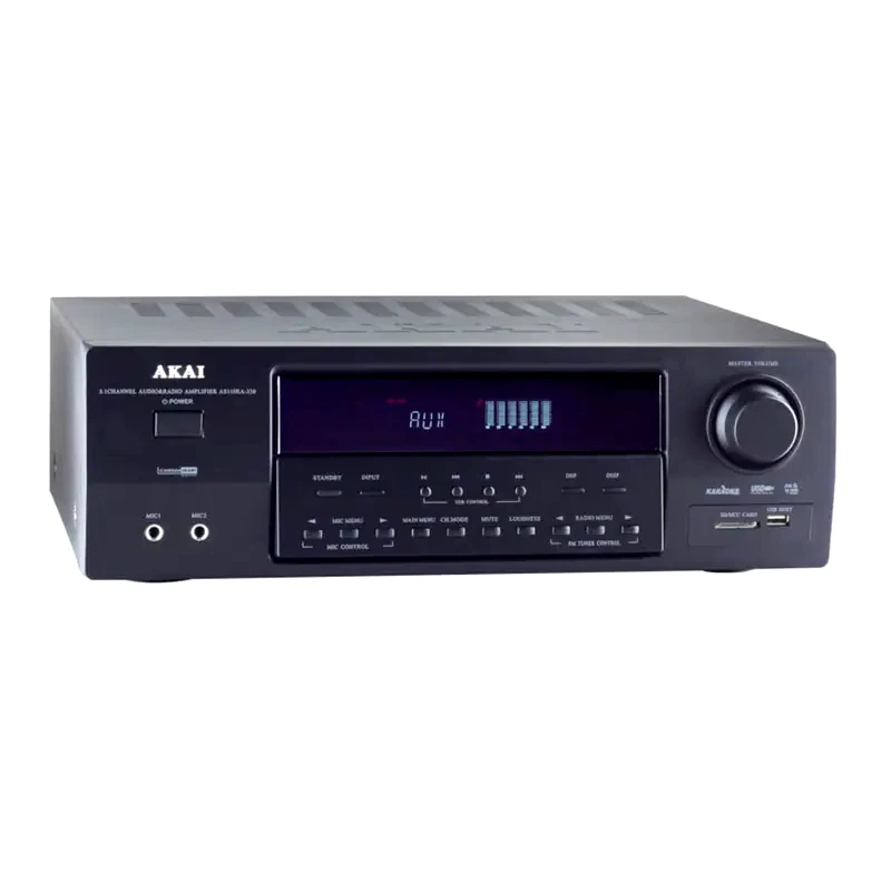 AKAI Akai AS110RA-320BT Ραδιοενισχυτής 5.1 Karaoke 30W - Μαύρο