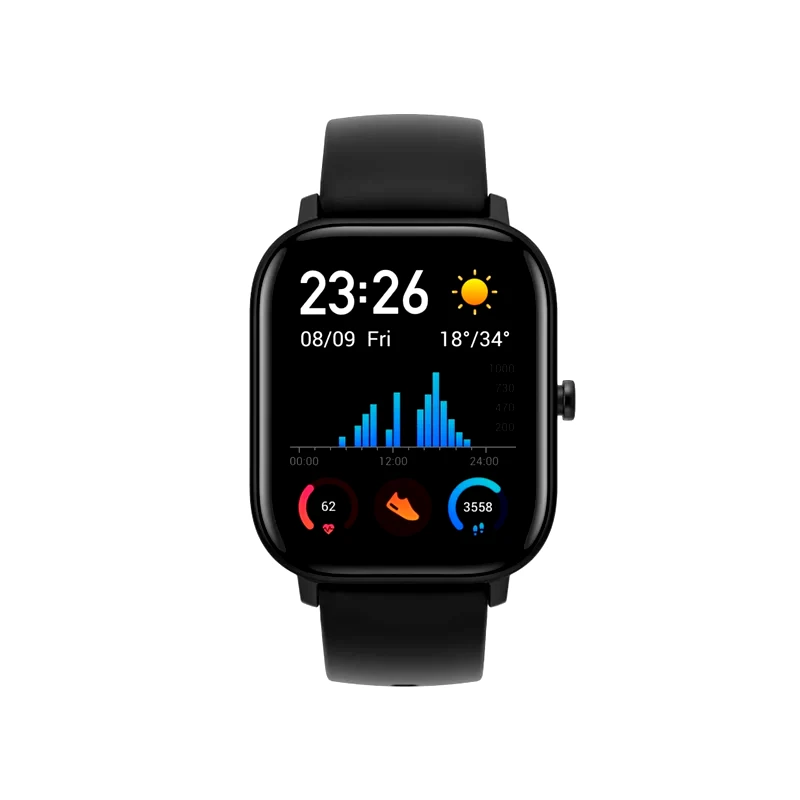 AMAZFIT Smartwatch Amazfit GTS - Μαύρο