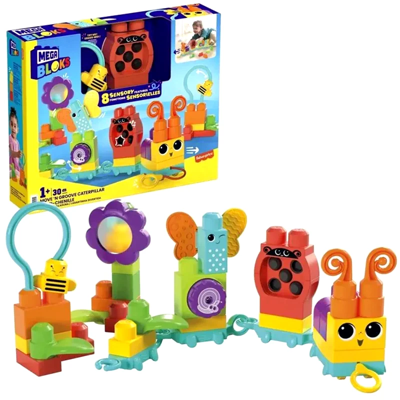 MEGA BLOKS Mega Bloks Sensory Line - Κάμπια
