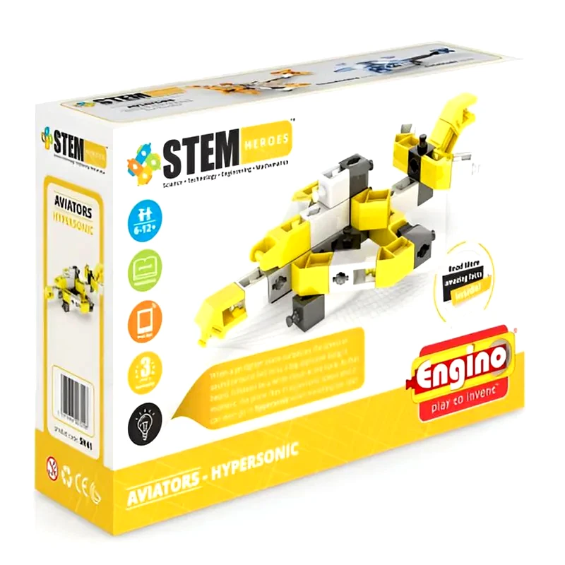 ENGINO Stem Heroes Hypersonic Ru-ua-gr-bg V3 Engino