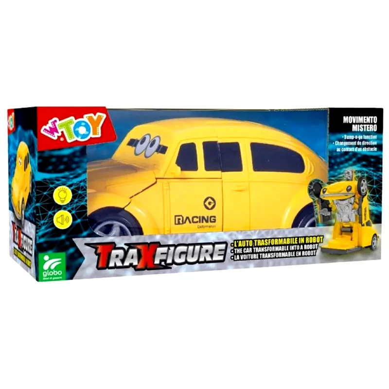W-TOY W-Toy Traxfigure Ρομπότ Aυτοκίνητο Με Φώτα Και Ήχους