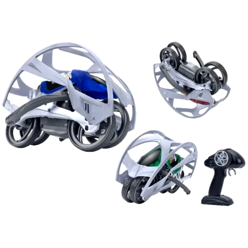 GLOBO Moto Stunt R/c Ακροβατική Μοτοσυκλέτα 2.4ghz Spidko - Πράσινο