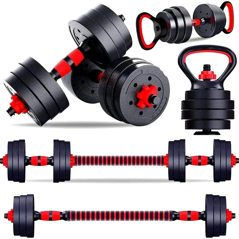 VSL-SPORTS Αλτήρας VSL Sports VSL140494 Ρυθμιζόμενος με Δίσκους 1.25 - 2kg, Μπάρα Βάση με Λαβές Push-Ups