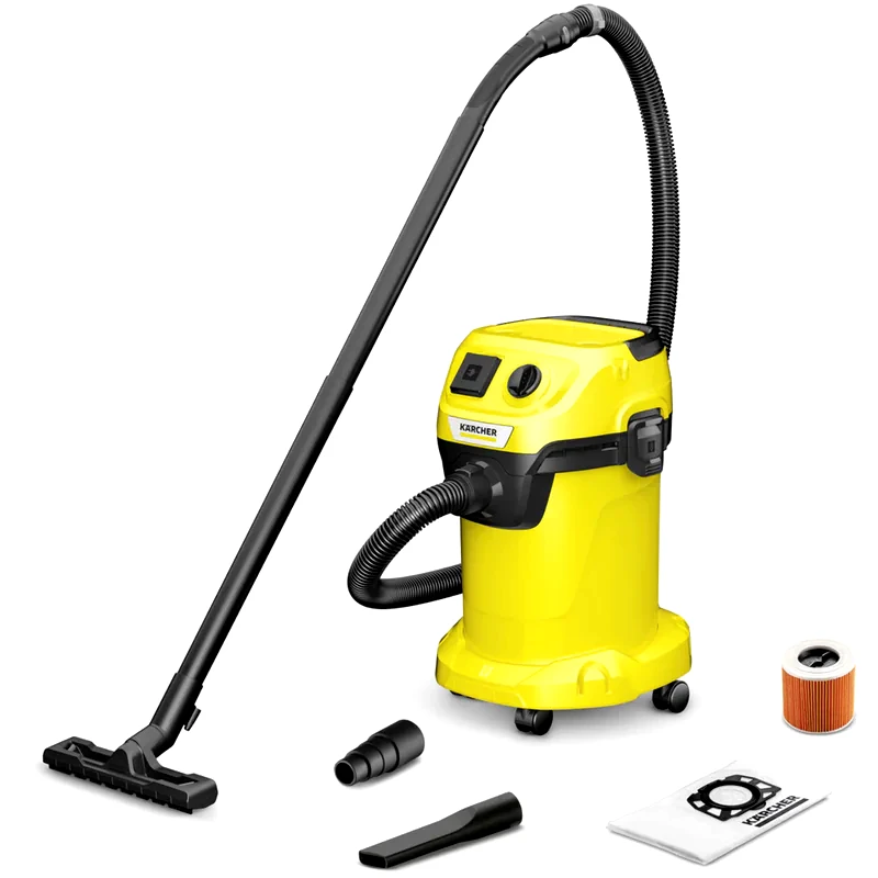 KARCHER KARCHER WD 3 P V-19/4/20 1000 W με Κάδο 19 L Κίτρινο Ηλεκτρική Σκούπα