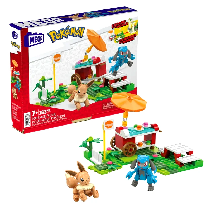MEGA BLOKS Mega Bloks Τουβλάκια Pokemon Picnic (163 Κομμάτια)