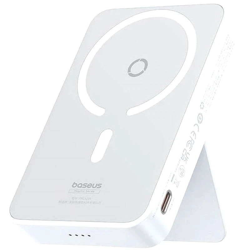 BASEUS Powerbank Baseus Magnetic Wireless Bracket (P10064101223-00) 5.000mAh - Λευκό