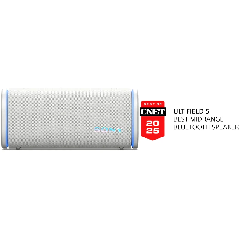 SONY Sony ULT FIELD 5 - Ισχυρό φορητό ηχείο Bluetooth - Off-White