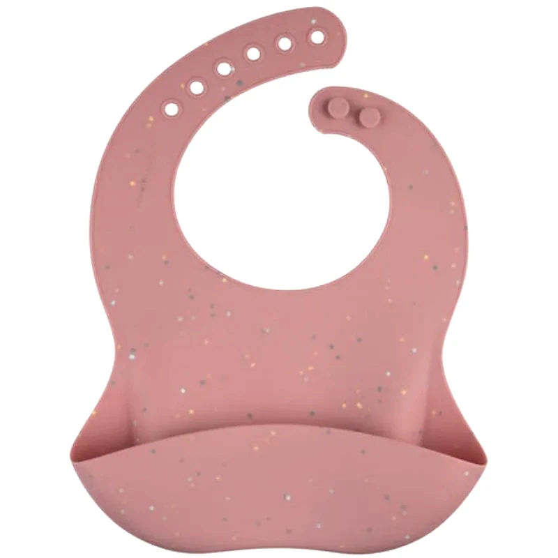 CANPOL Canpol Σαλιάρα Σιλικόνης - Dots Pink