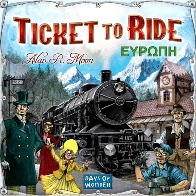 KAISSA Ticket To Ride Europe Επιτραπέζιο (Κάισσα)