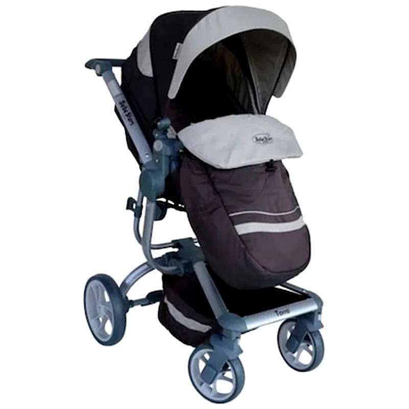 BEBE STARS Παιδικό Καρότσι Bebe Stars Torro 360-182 Κλασικό από Αλουμίνιο 6.1kg - Καφέ