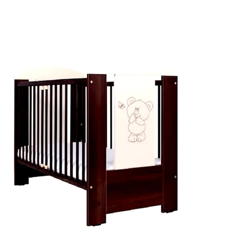 DREWEX Drewex Βρεφικο Κρεβατακι Bear - Butterfly Καρυδια-εκρου Dr400k