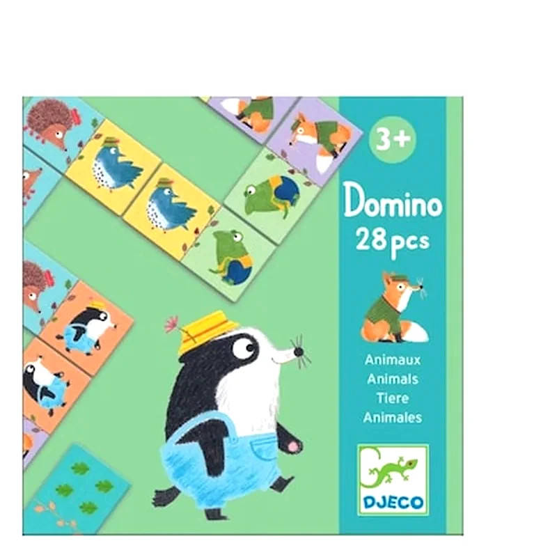 DJECO Djeco Ντόμινο ζωάκια Του Δάσους 08115