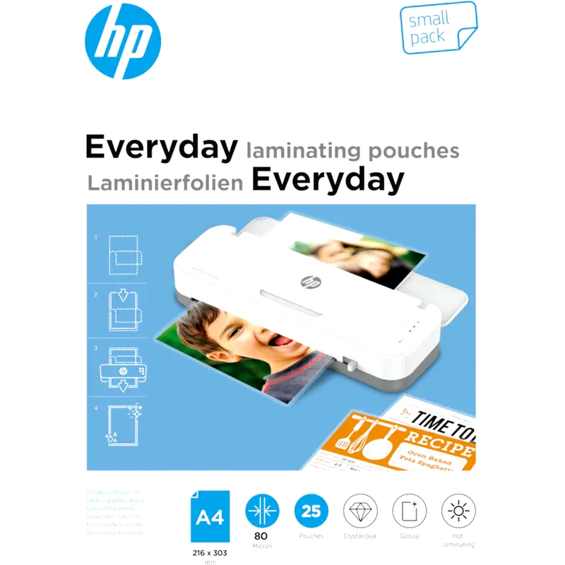 HP HP Everyday Φύλλα πλαστικοποίησης Α4 80mic 25 φύλλα