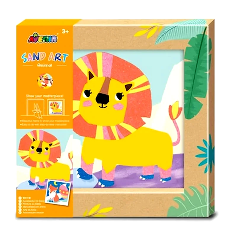 ARTS &amp; CRAFTS Artsandcrafts Glitter Sand Art Animal 60715