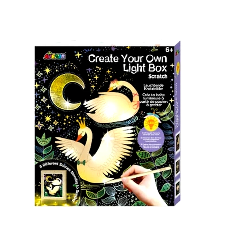 ARTS &amp; CRAFTS Arts And Crafts Χειροτεχνία Σκράτς Με Φωτισμό Scratch Create Your Own Light Box 60129