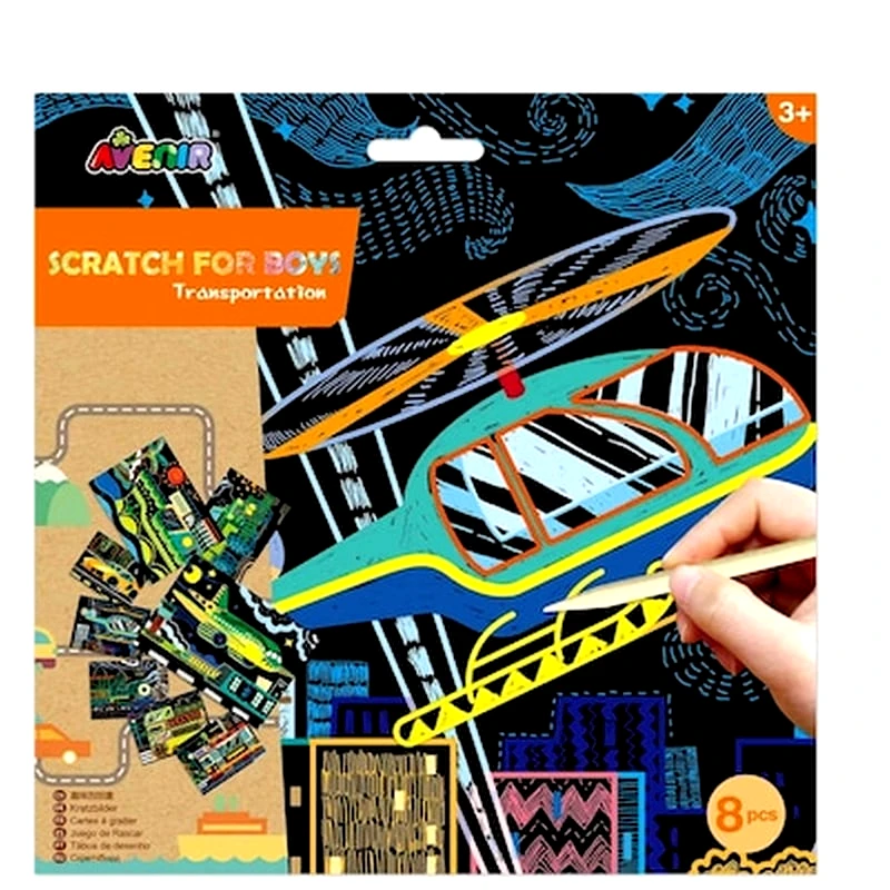 ARTS &amp; CRAFTS Arts And Crafts Χειροτεχνίες Avenir - Σκράτς Scratch Transportation 60120
