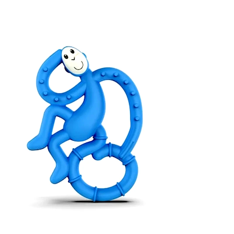 MATCHSTICK MONKEY Matchstick Monkey Μασητικό Mini Monkey Teether - Blue -240302