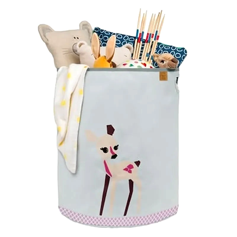 LASSIG Laessing Καλάθι Για Τα Παιχνίδια Στρογγυλό Toy Basket Little Tree Fawn