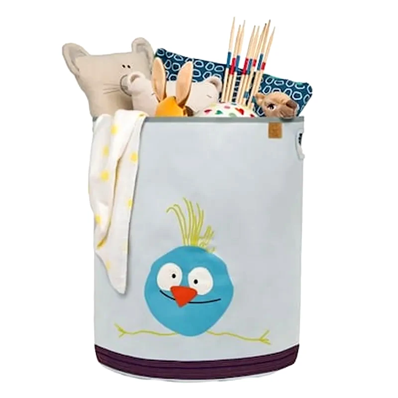 LASSIG Laessing Καλάθι Για Τα Παιχνίδια Στρογγυλό Toy Basket Birdie