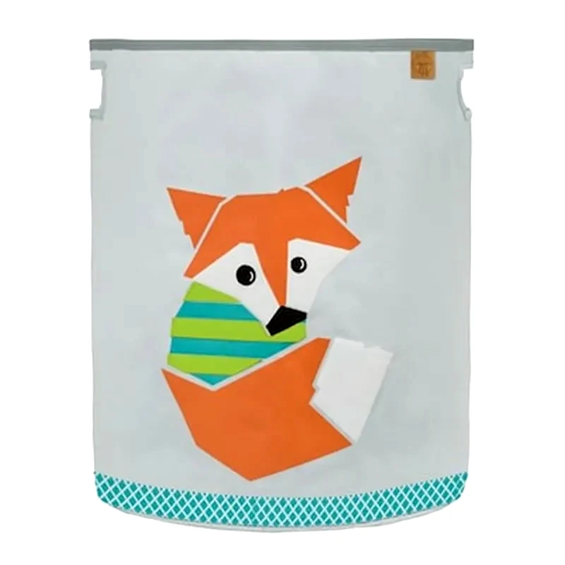 LASSIG Laessing Καλάθι Για Τα Παιχνίδια Στρογγυλό Toy Basket Little Tree Fox