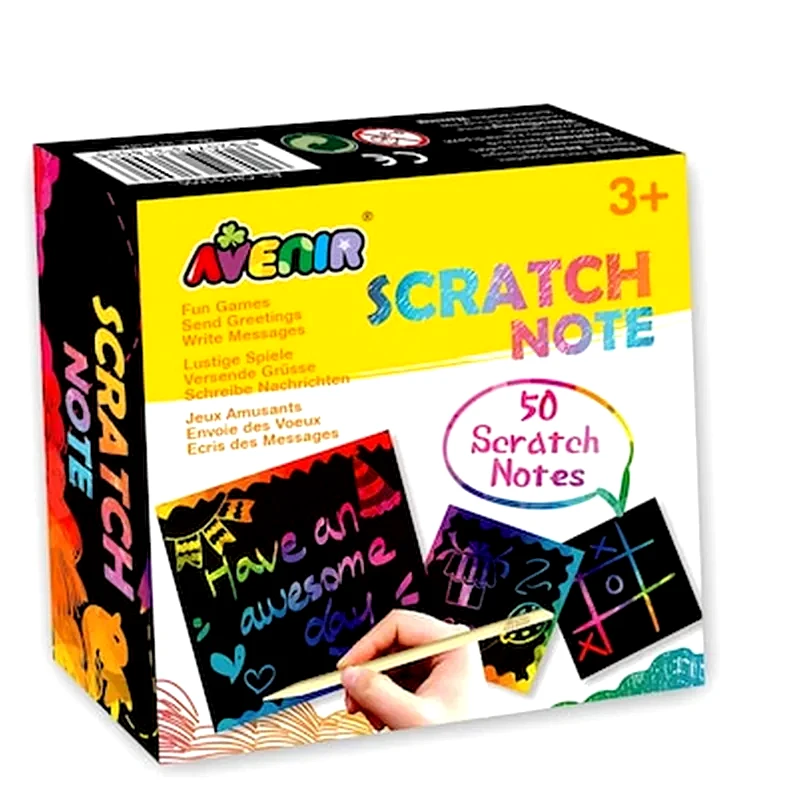 ARTS &amp; CRAFTS Arts And Crafts Χειροτεχνίες Avenir - Σκράτς, Scratch Notes 60115 (50τμχ)