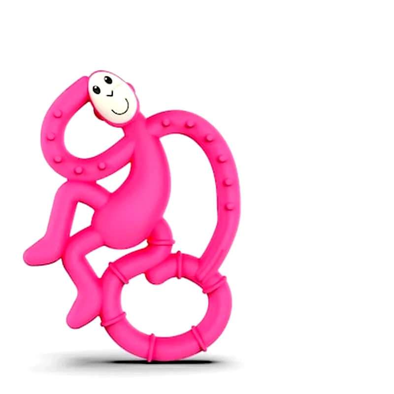 MATCHSTICK MONKEY Matchstick Monkey Μασητικό Mini Monkey Teether - Pink-240303