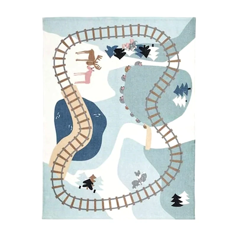 KIDS CONCEPT Kids Concept Παιδικό Χαλί 100% Βαμβακερό - Το Δάσος - 130 X 170 Εκ.