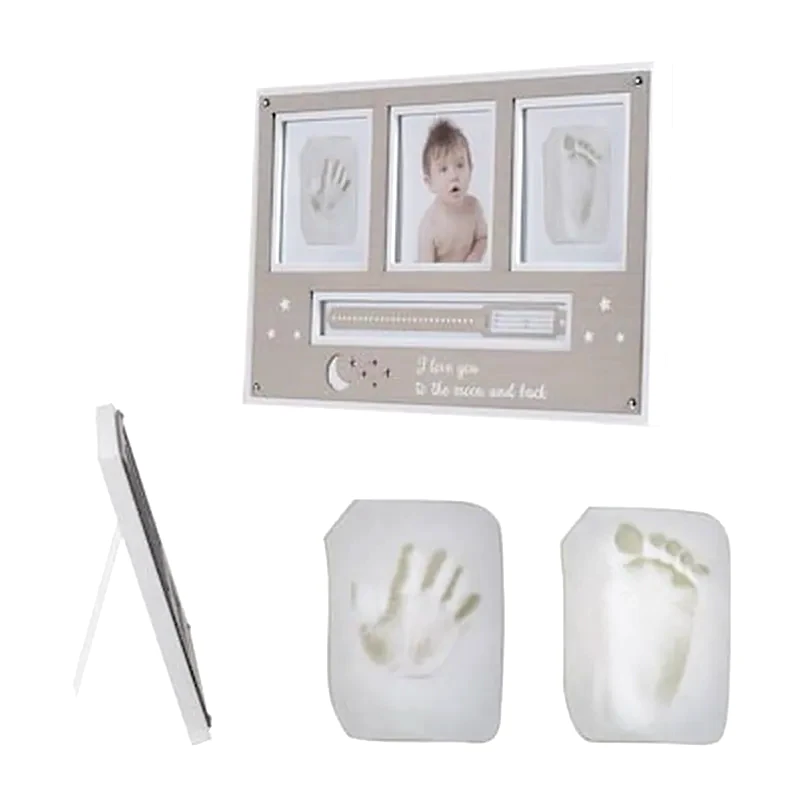 CANGAROO Αναμνηστικό Μωρού Cangaroo με Κορνίζα και Αποτυπώματα Χεριού Και Ποδιού
