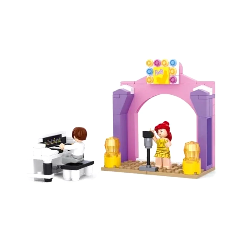 SLUBAN Sluban Τουβλάκια Girls Dream, Music Stage M38-b0521, 109τμχ