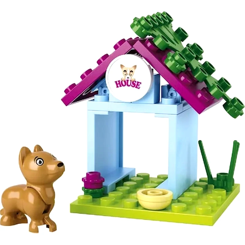 SLUBAN Sluban Τουβλάκια Girls Dream, Dog House M38-b0513, 18τμχ