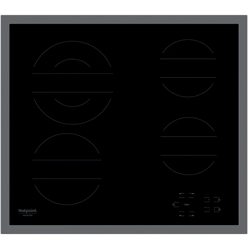 HOTPOINT HOTPOINT HR 642 X CM 58 cm Μαύρο Εστία Κεραμική Αυτόνομη